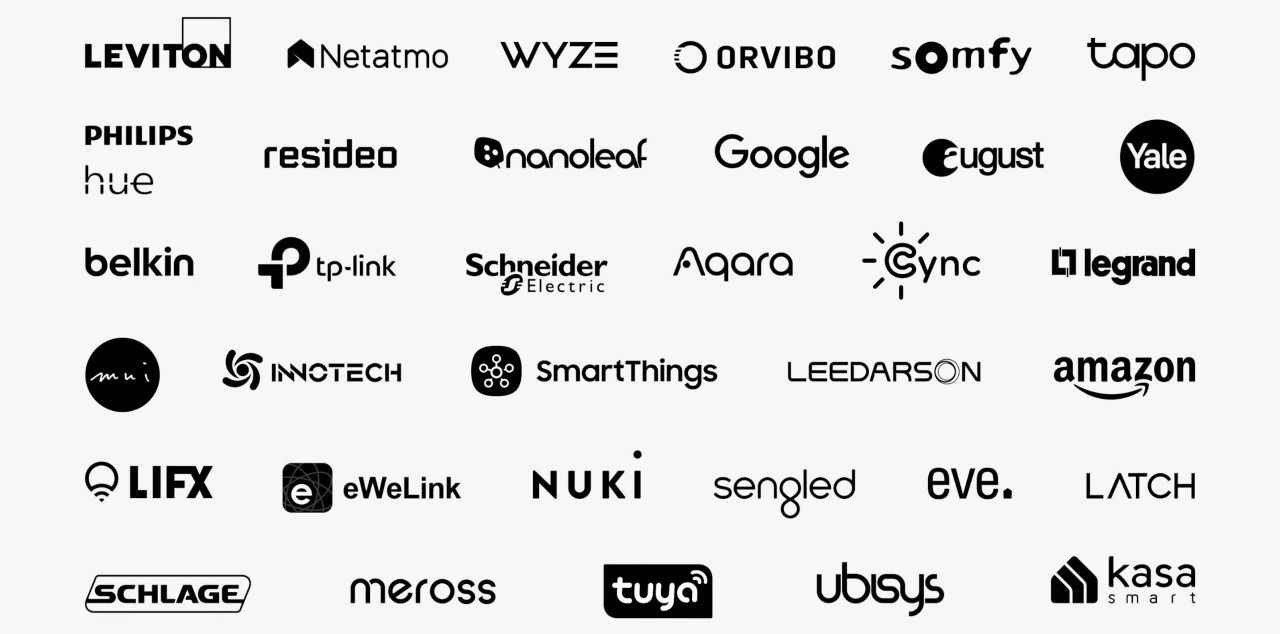 Matter-Supported Manufacturers