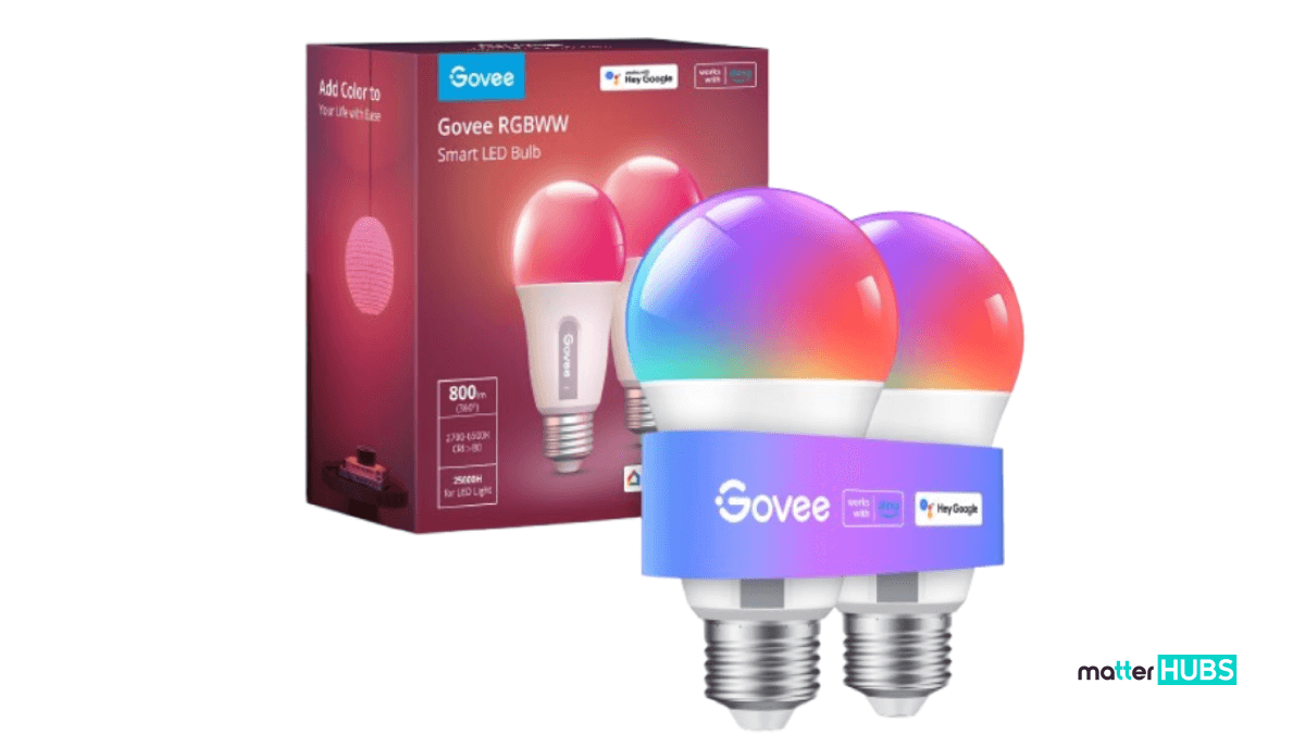 Add Govee RGBWW Smart LED Bulbs for your smart home.