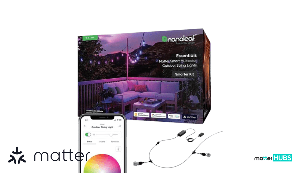 Add your home to Matter Outdoor String Lights 